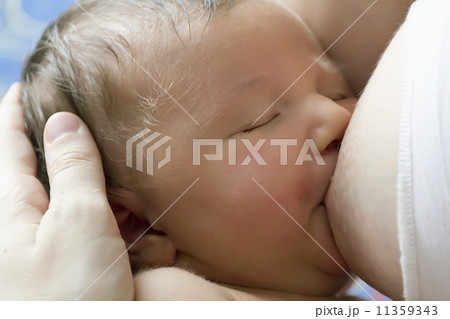Sleeping eating cute newborn 11359343
