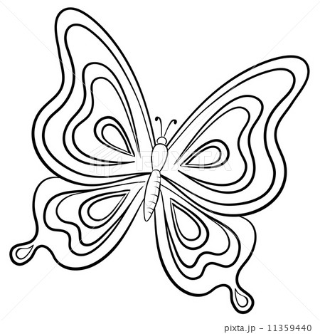 Butterfly, contours 11359440