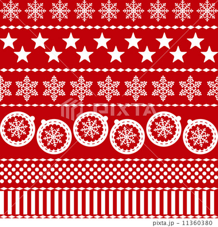 Winter Christmas New Year Seamless Pattern. Beautiful Texture wi 11360380