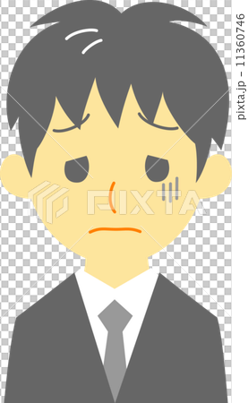 The man of a suit looks bad 11360746