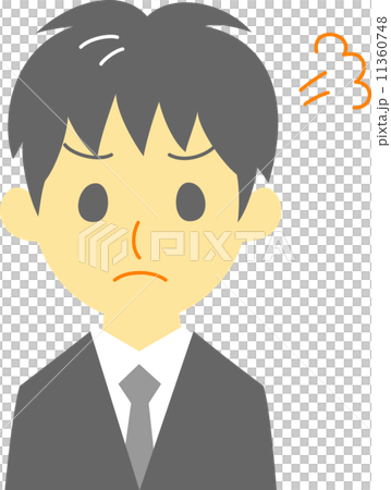 Suit male anger 11360748