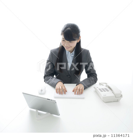 若いビジネスウーマン 入力 若いビジネスウーマン 入力 11364171