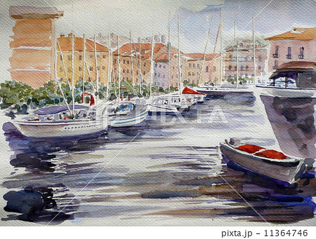 イタリアの世界遺産・ベニスのスケッチ 11364746