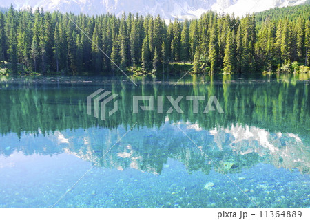 カレッツァ湖 Lago di Carezza カーラーゼーア Karersee カレッツァ湖 Lago di Carezza カーラーゼーア Karersee 11364889