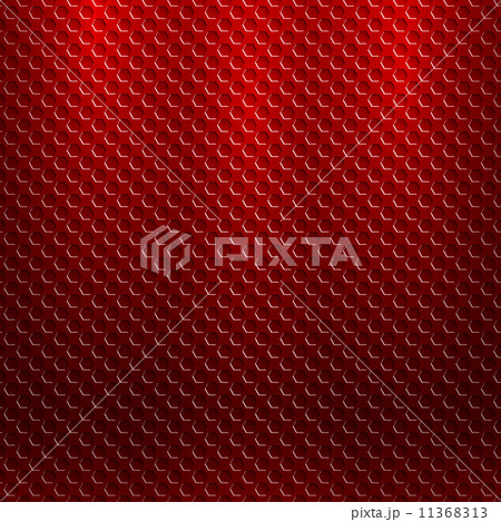 abstract seamless metallic pattern with hexagon grille 11368313