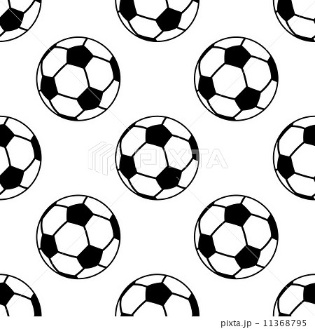 Seamless pattern with football or soccer balls 11368795