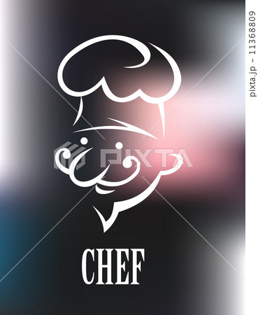 Chef icon on a shiny surface Chef icon on a shiny surface 11368809