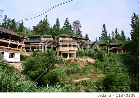 中国貴州_岜扒(ビャパー)村の景色 中国貴州_岜扒(ビャパー)村の景色 11370309