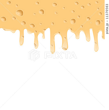 Melted Cheese Texture With Holes Space For のイラスト素材