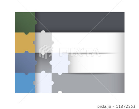 Infographics web design. Modern puzzle template.Numbered options.Puzzle banner set. Infographics web design. Modern puzzle template.Numbered options.Puzzle banner set. 11372553