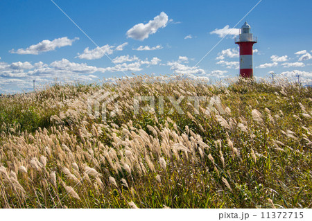 北海道石狩市の石狩灯台 北海道石狩市の石狩灯台 11372715