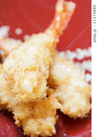 Fried shrimp tempura. 11379860