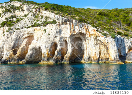 The Blue Caves in Zakynthos (Greece) The Blue Caves in Zakynthos (Greece) 11382150
