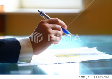 pen  work hand 11389268