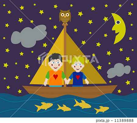 Kids sailing adventure Kids sailing adventure 11389888