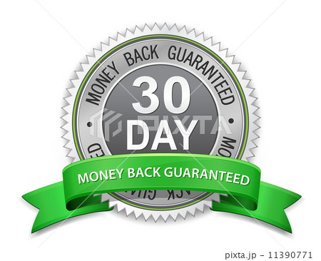 30 day money back guaranteed label 11390771