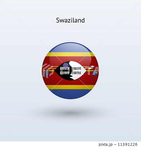 Swaziland round flag. Vector illustration. 11391226