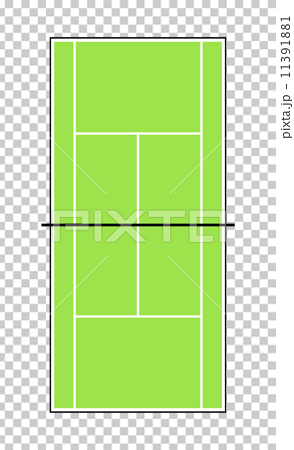テニスコート ハードコート のイラストのイラスト素材 ベクタ