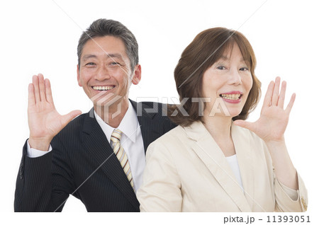 中年のビジネスマンとビジネスウーマン 中年のビジネスマンとビジネスウーマン 11393051