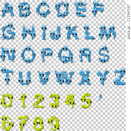 貓的字體 11394197