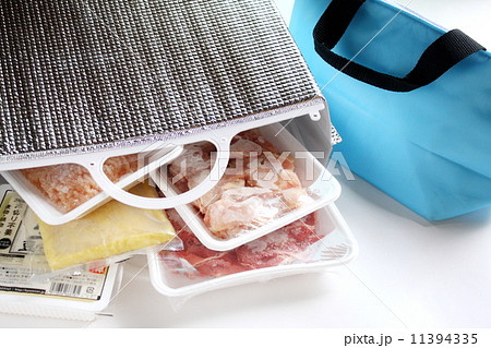 保冷バッグに入れた食材 保冷バッグに入れた食材 11394335