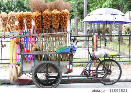 Broom car on the road 11395621