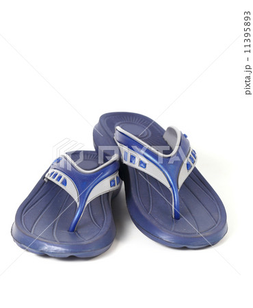 blue Slippers isolated 11395893