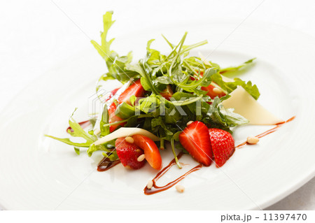 salad with strawberries salad with strawberries 11397470