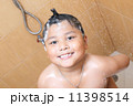 Asian boy taking a bath 11398514