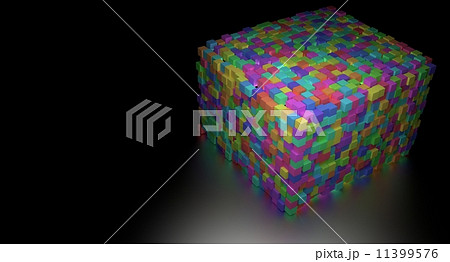 ブロックのすきまから光が出ている背景素材 ブロックのすきまから光が出ている背景素材 11399576