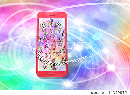 ホームページにアクセスするスマートフォン ホームページにアクセスするスマートフォン 11399856