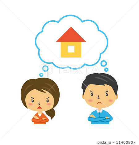 財産分与　家　住まい　住居 11400907