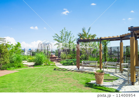 緑の屋上庭園 11400954