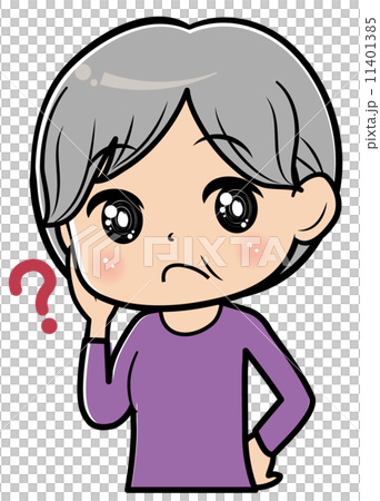 疑問を持つ女性 11401385