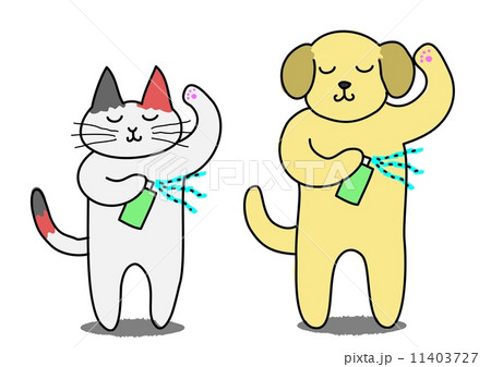 スプレーのイラスト素材