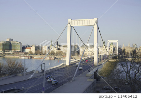 The Chain Bridge in Budapest. The Chain Bridge in Budapest. 11406412