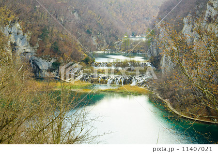 Breathtaking view in the Plitvice Lakes National Park, Croatia Breathtaking view in the Plitvice Lakes National Park, Croatia 11407021