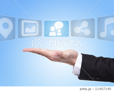 Social media concept 11407140
