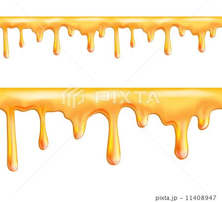 Sweet yellow honey drips seamless patterns Sweet yellow honey drips seamless patterns 11408947