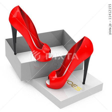 the red high heels the red high heels 11412155