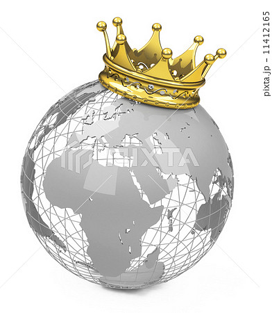crown on a globe 11412165