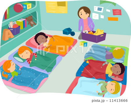 Nap Time Preschoolのイラスト素材 [11413666] - PIXTA
