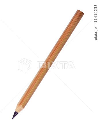 old natural wood purple coloring pencil, isolated on white old natural wood purple coloring pencil, isolated on white 11414253