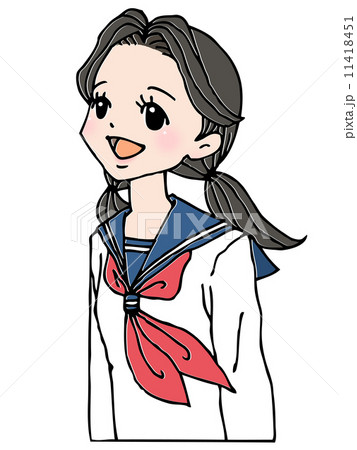 爽やか女子学生 11418451