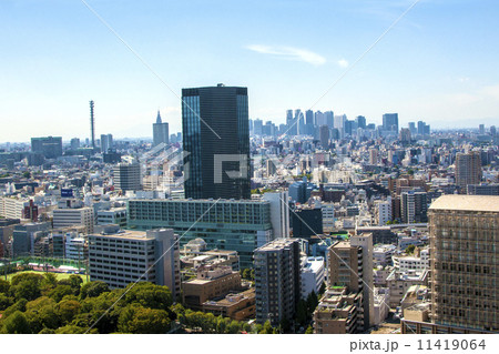 東京文京区シビックセンターからの新宿 11419064