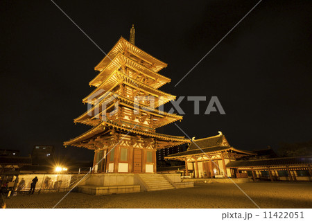 四天王寺の五重塔 四天王寺の五重塔 11422051