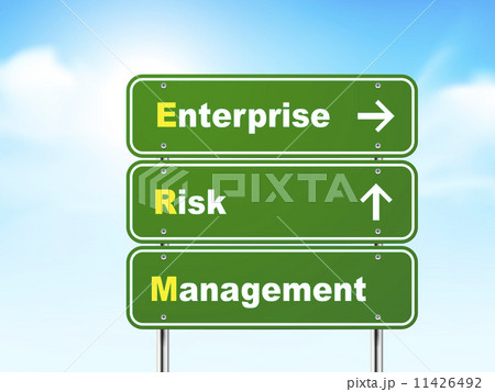 3d enterprise risk management road sign 3d enterprise risk management road sign 11426492