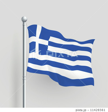 3d vector Greece flag 3d vector Greece flag 11426561