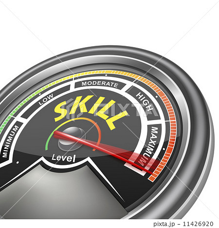 vector skill conceptual meter indicator vector skill conceptual meter indicator 11426920