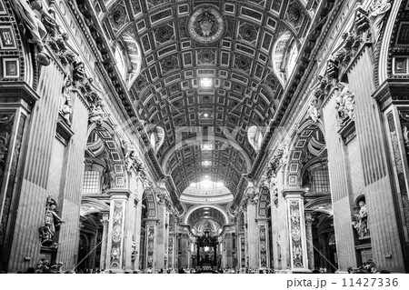 Interior of St. Peter's Basilica, Vatican, Rome, Italy. Interior of St. Peter's Basilica, Vatican, Rome, Italy. 11427336